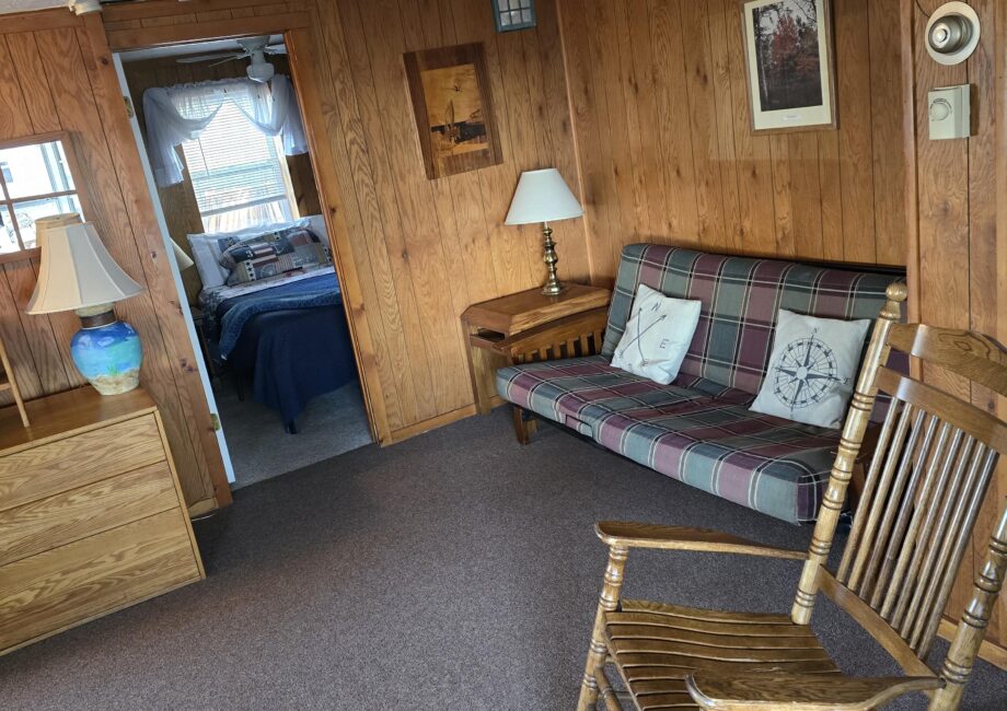 Relaxing Lake Huron resort in East Tawas, Michigan, offering stunning beachside scenery.